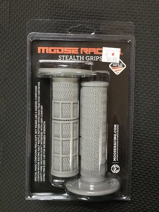 Moose Racing MX Stealth Grips Gray B01-MXG 7/8"