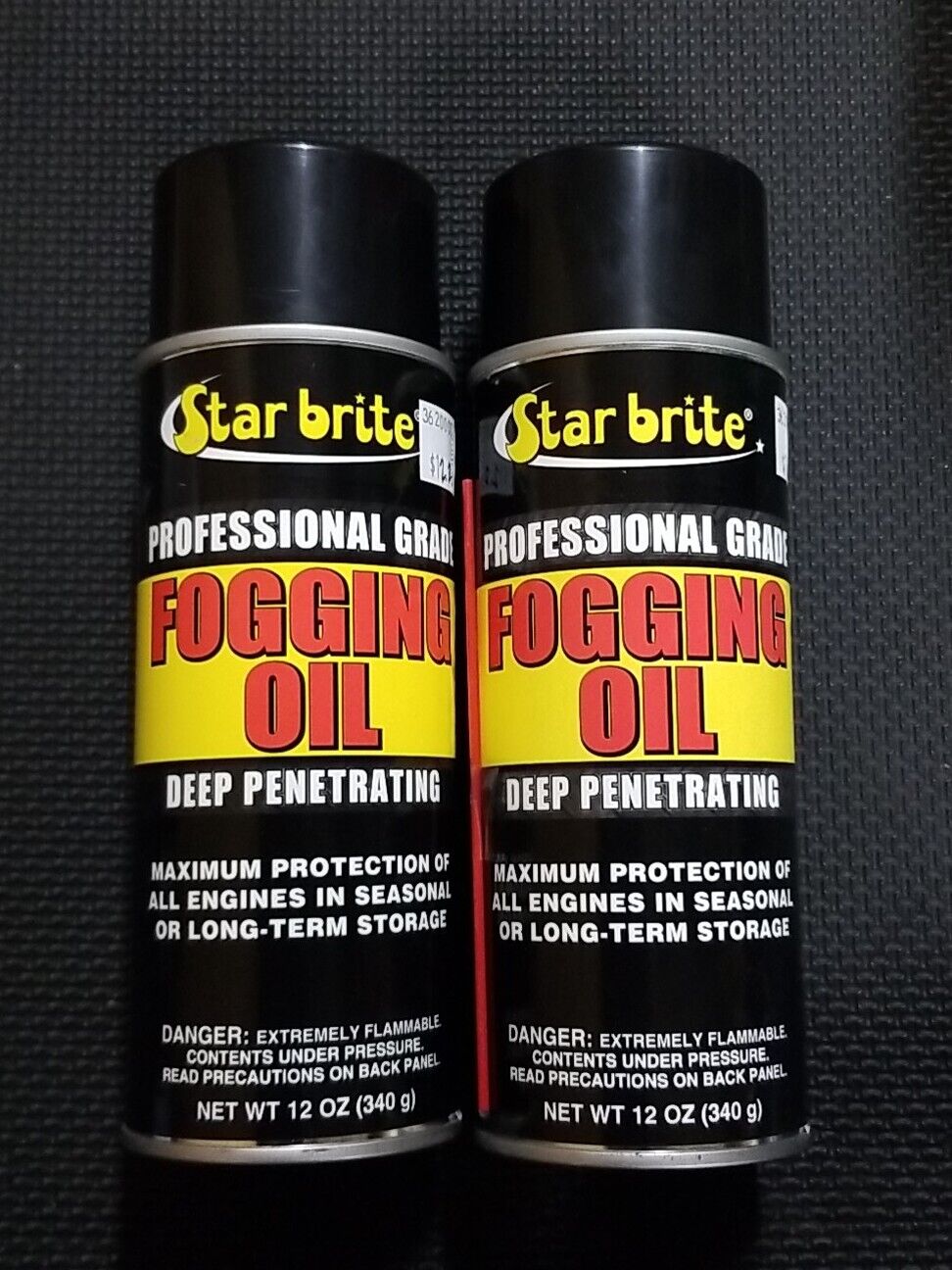 STAR BRITE Professional Fogging Oil 12oz Spray Engine Treatment 84812 Set of 2