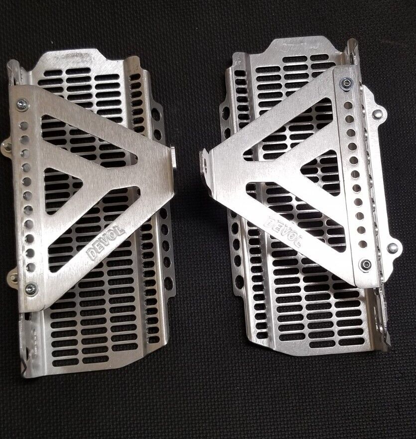 Devol Aluminum Radiator Guards for Husqvarna TX300 2017-2018 KTM 0101-3402