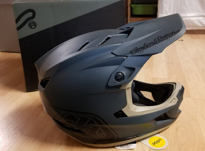 Troy Lee Designs TLD D4 Composite Downhill MTB Helmet Stealth Grey Large w/ MIPS