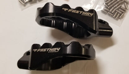 Fastway Pro Moto Billet Evo Air Foot Pegs 22-4-001BKS Black