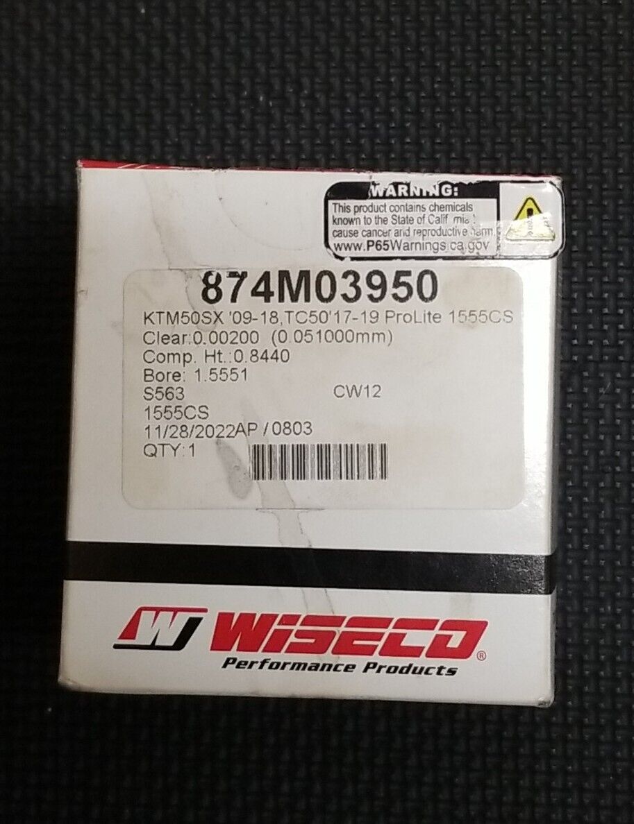 Wiseco 874M03950 Piston Kit KTM 2009-2023 50 SX