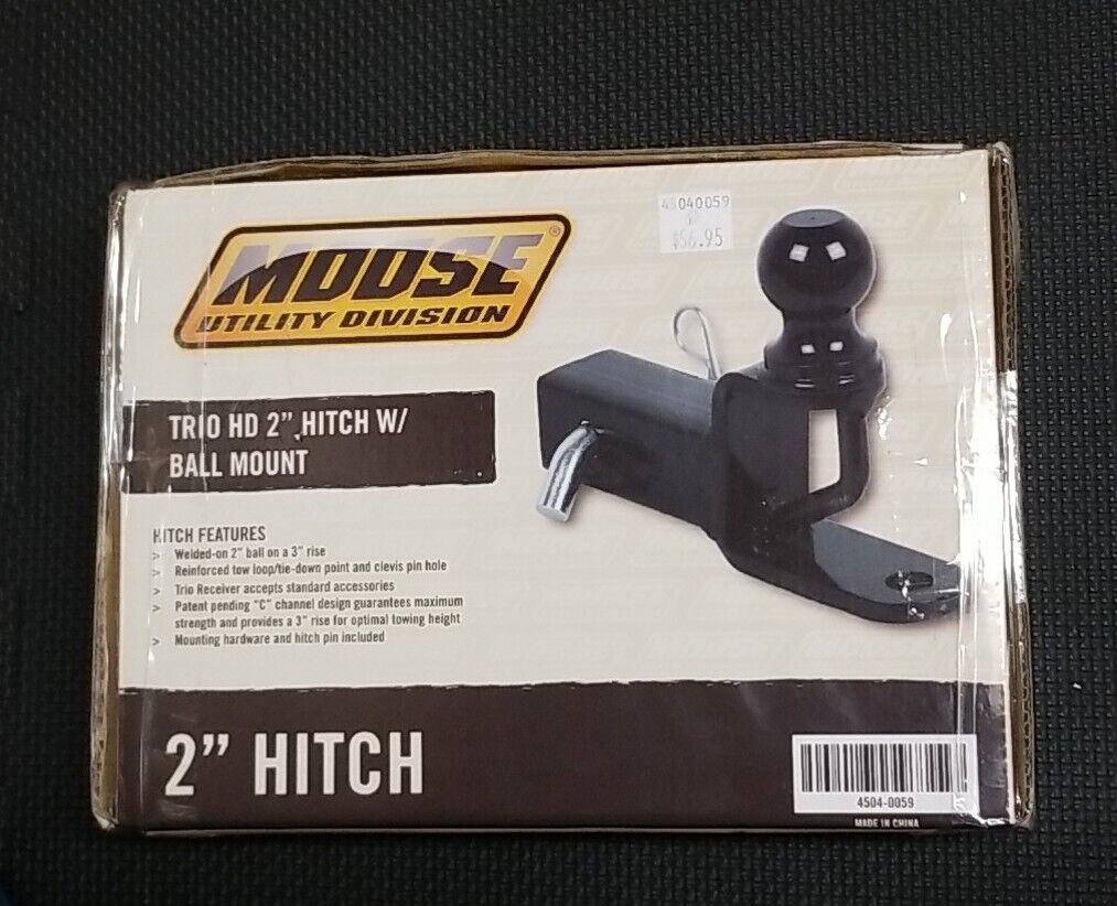 Moose Utility Trio HD 2" Hitch w/ Ball Mount 4504-0059