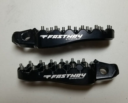 Fastway Adventure Motorcycle Black Foot Pegs 22-ADV-106 KTM HUSQVARNA 250 450SXF