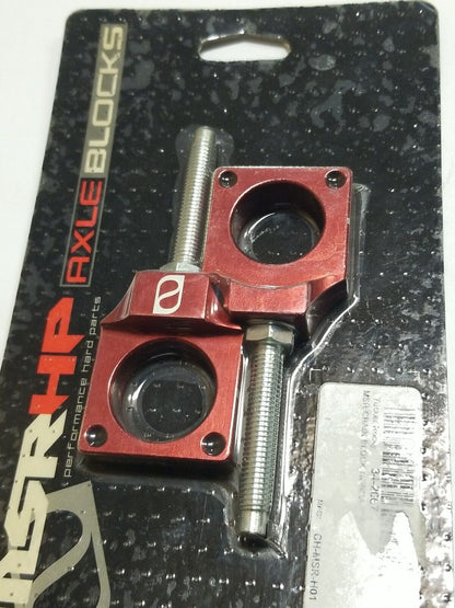 MSR Axle Blocks CH-MSR-H01 Red Honda CR 125R 250R CRF 450R Kawasaki KLX450R KX