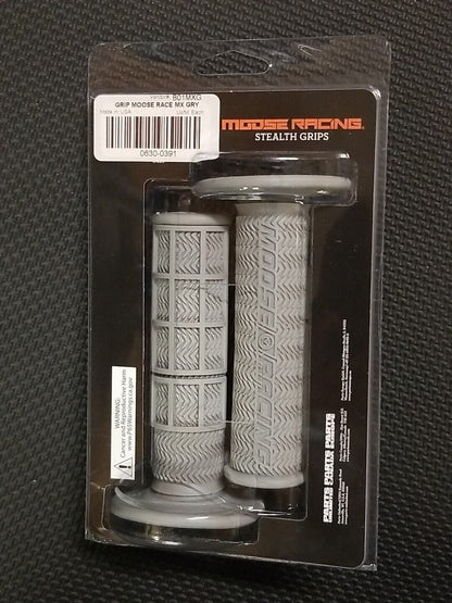 Moose Racing MX Stealth Grips Gray B01-MXG 7/8"