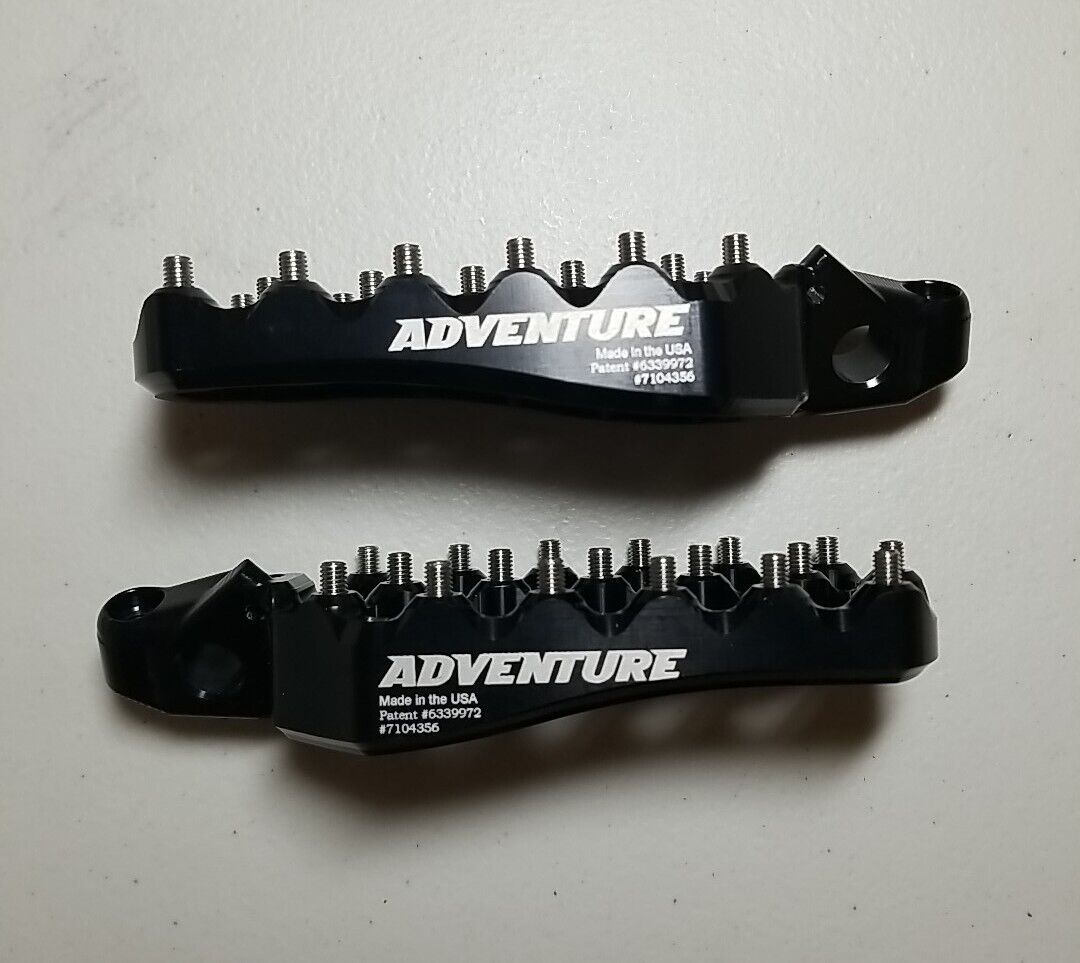 Fastway Adventure Motorcycle Black Foot Pegs 22-ADV-106 KTM HUSQVARNA 250 450SXF