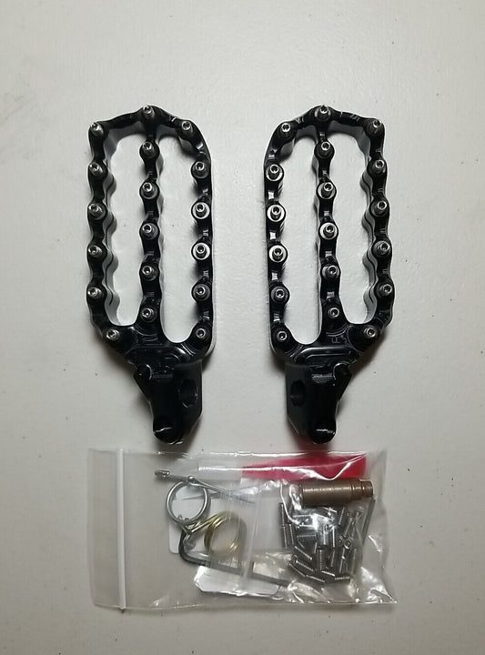 Fastway Adventure Motorcycle Black Foot Pegs 22-ADV-106 KTM HUSQVARNA 250 450SXF