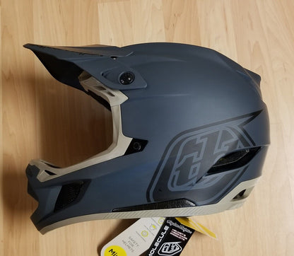 Troy Lee Designs TLD D4 Composite Downhill MTB Helmet Stealth Grey Large w/ MIPS