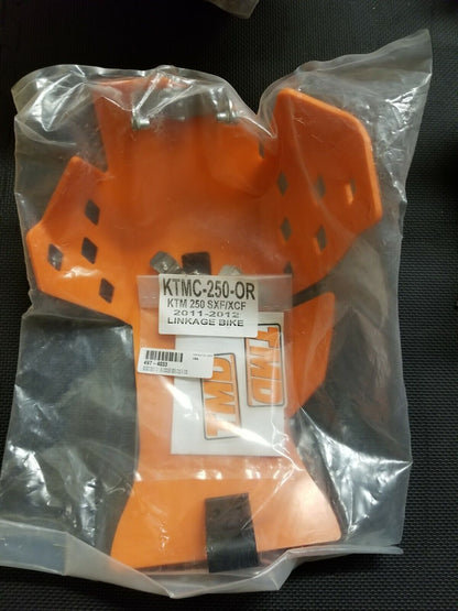 TM Designworks Skid Plate KTMC-250-OR ORANGE KTM (11-12) 250 SXF, XCF