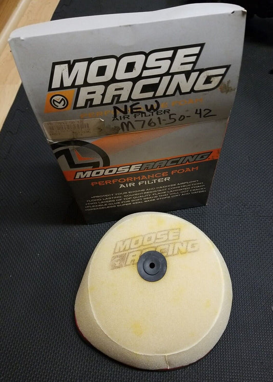 Moose Racing Performance Foam Air Filter M761-50-42 NOS