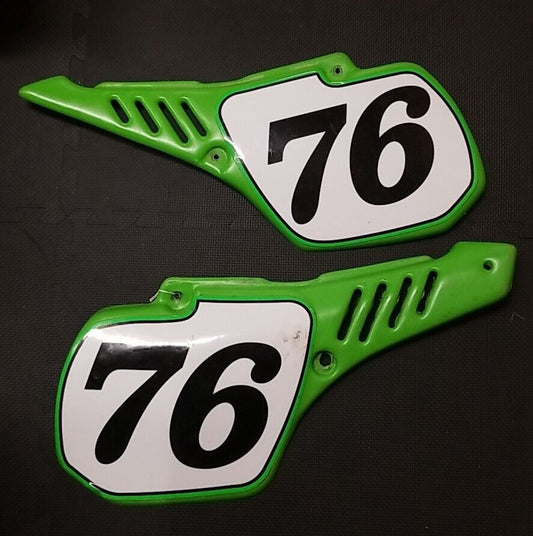 1986 Kawasaki KX500 Side Number Plates (5)