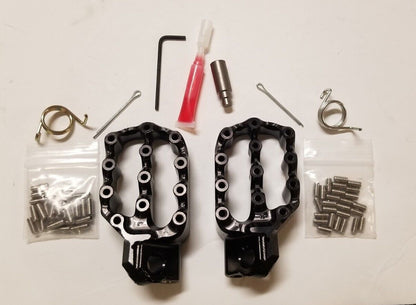 Fastway Pro Moto Billet Evo Air Foot Pegs 22-4-001BKS Black