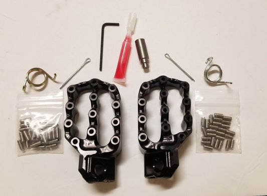 Fastway Pro Moto Billet Evo Air Foot Pegs 22-4-001BKS Black