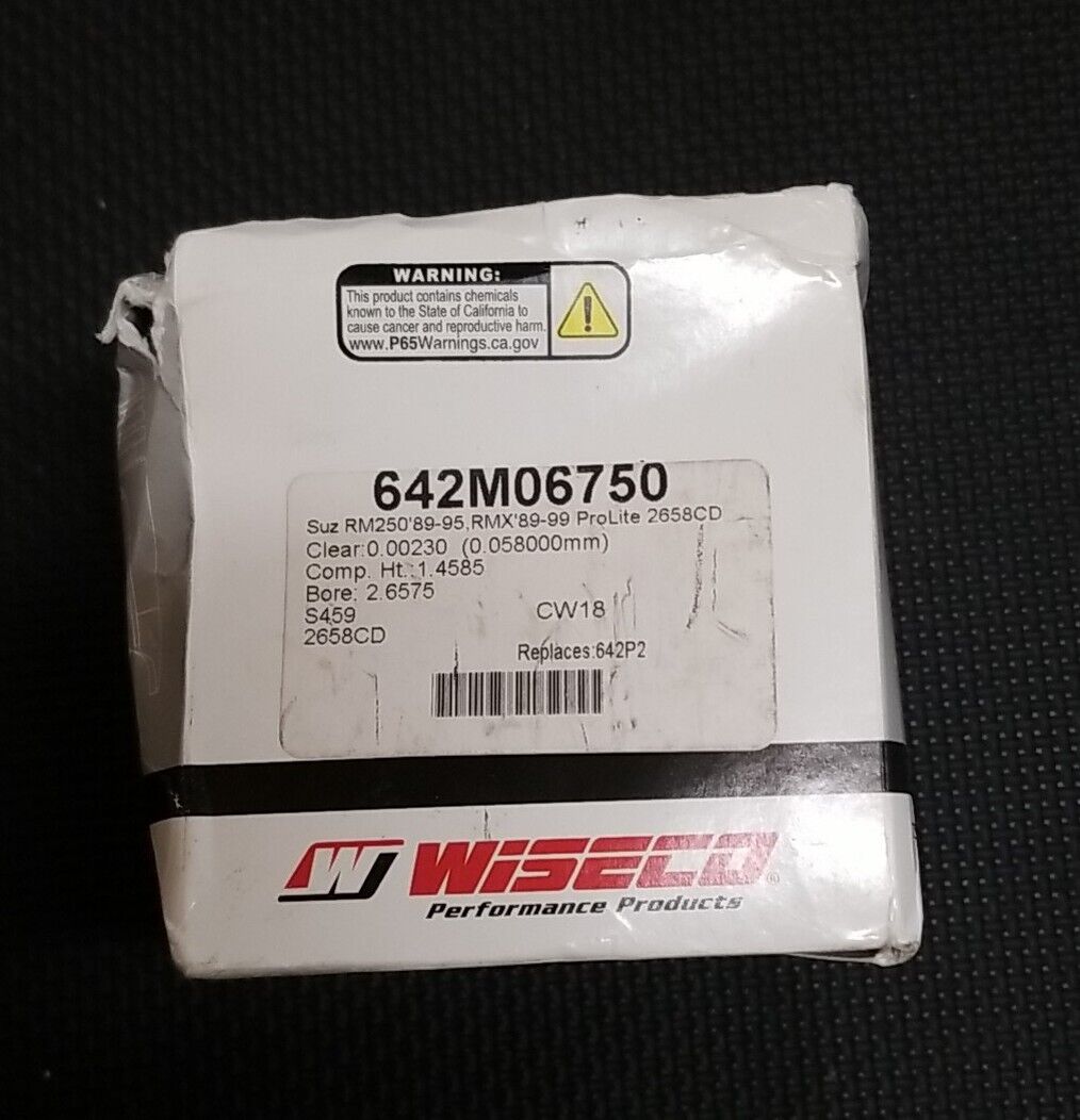 Wiseco Piston M06750 Suzuki RM250 RMX250 ProLite 642M06750