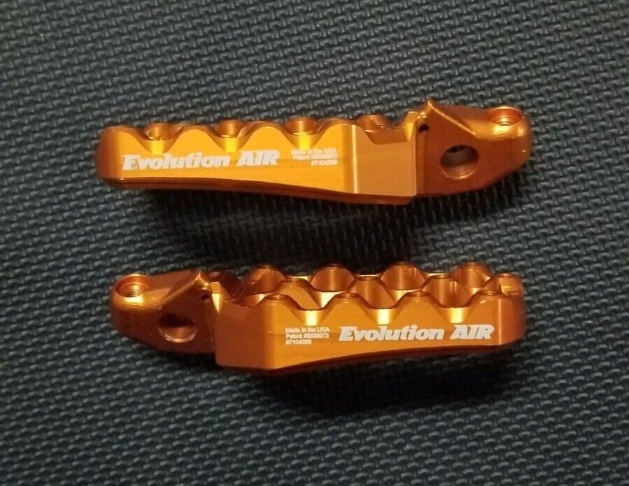 Fastway Pro Moto Billet Evo Air Foot Pegs 22-4-005ORS Orange KTM 2016 - 2022 KTM