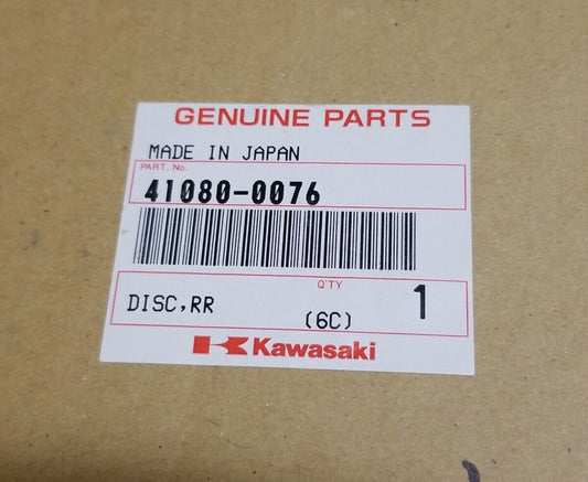 NEW OEM Kawasaki Rear Brake Disc Rotor 41080-0076 KLX450R KX250 KX250F KX450F