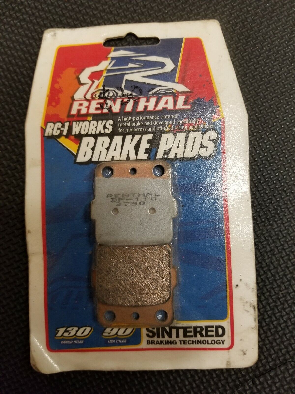 Renthal RC-1 Works Rear Brake Pads BP-110 Yamaha YZ 85 2002 Onwards NOS (B#3)