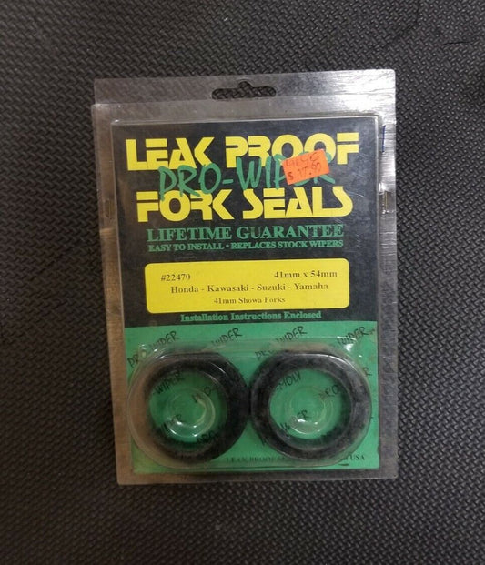 Leak Proof Pro Wiper Fork Seals 22470 41x54mm Honda Kawasaki Suzuki Yamaha (B#6)