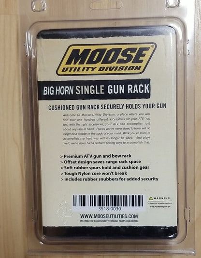 Moose Utility Division Big Horn Single Gun Rack 3518-0030 Bow Rack